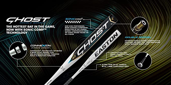 2022 Easton Ghost Double Barrel Info Graphic